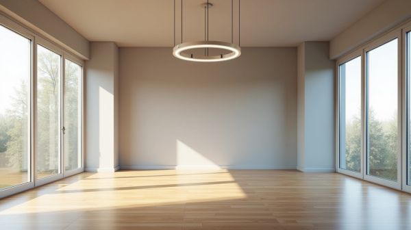 Comment une suspension xxl transforme l'ambiance d'un salon ouvert