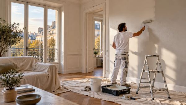 Coûts de peinture d'un appartement de 90 m² : DIY contre professionnel