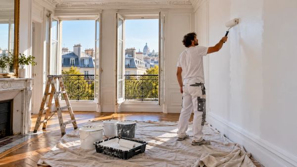Coûts de peinture d'un appartement de 90 m² : DIY contre professionnel