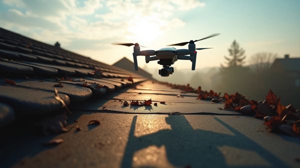 Économisez avec le nettoyage de toiture par drone