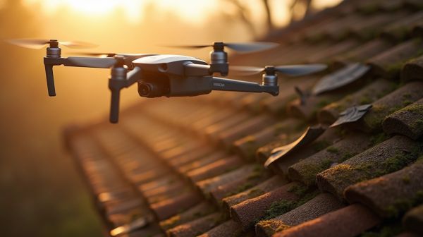 Économisez avec le nettoyage de toiture par drone