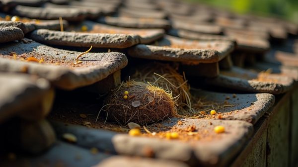 Nid de guêpes sous la toiture : ce qu'il ne faut surtout pas tenter soi-même