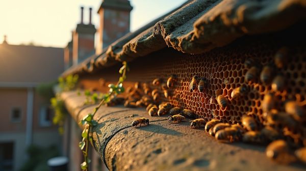 Nid de guêpes sous la toiture : ce qu'il ne faut surtout pas tenter soi-même