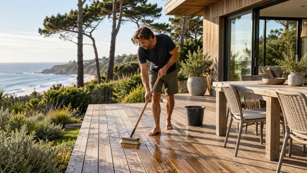 Top astuces pour un entretien parfait de votre terrasse en bois à Anglet